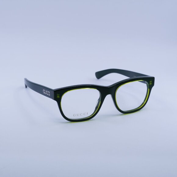 Gucci GG1796O 004 Eyeglasses Green 52mm Square Frame - Picture 3 of 10